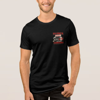Schweigen ist nicht Zustimmung Bewusstsein-Shirt Tri-Blend Shirt