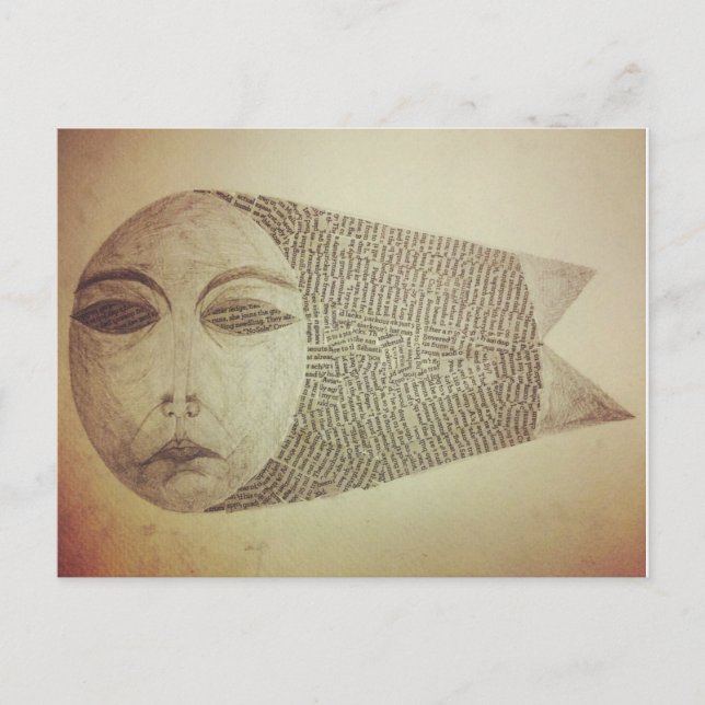 Schweigen Postkarte (Vorderseite)