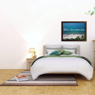 Schweigen schadet selten Spruchposter Poster