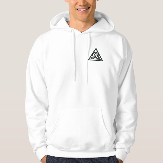 Schweigen Spiral Männer Sweatshirt (Vorderseite)
