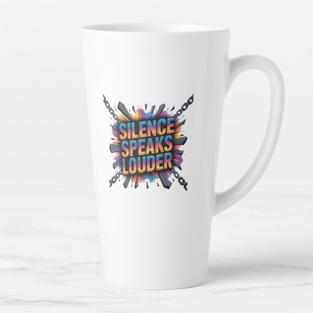 Schweigen spricht lauter milchtasse (Rechts)