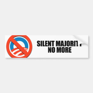 SCHWEIGENDE MEHRHEIT NICHT MEHR AUTOAUFKLEBER