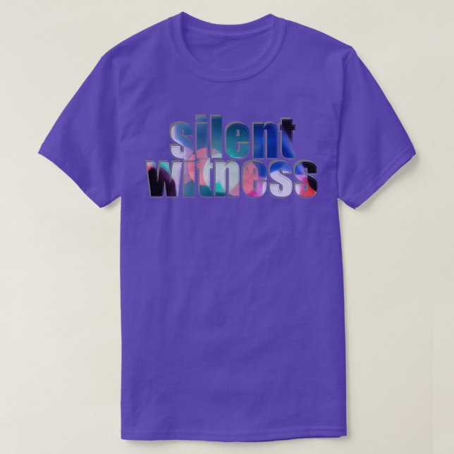 schweigender Zeuge T-Shirt (Design vorne)
