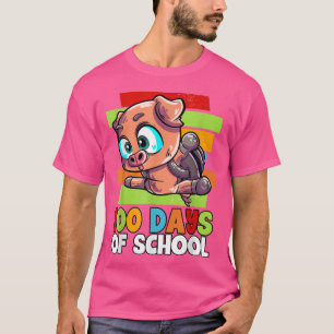 Schwein 100 Schultage 4352 T-Shirt