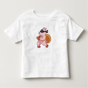 Schwein als Runner Kleinkind T-shirt