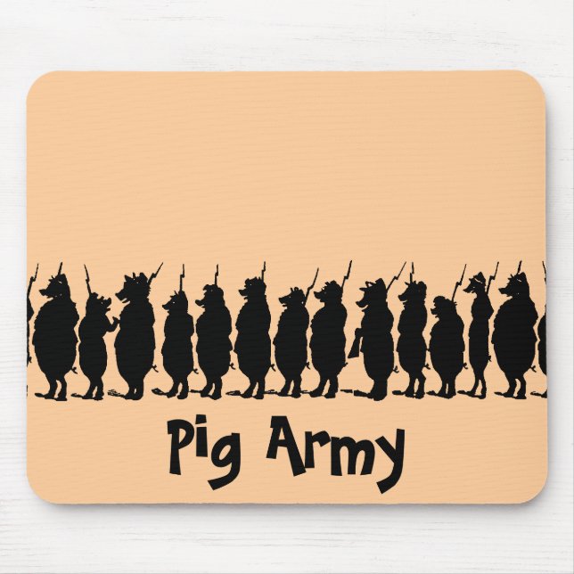 Schwein-Armee Mousepad (Vorne)