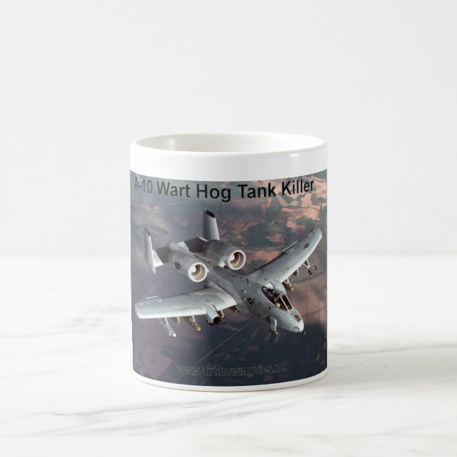 Schwein-Behälter-Mörder-Tasse der Warze-A-10 Kaffeetasse (Mittel)