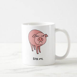 Schwein beißen mich Tasse