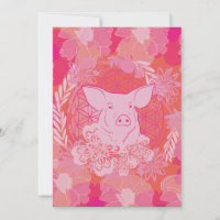 Schwein, Blume des Lebens, blau, mandala,zen,chakr