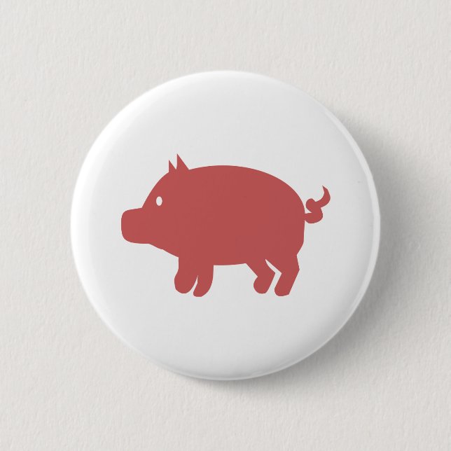 Schwein Button (Vorderseite)