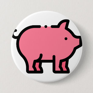 Schwein Button