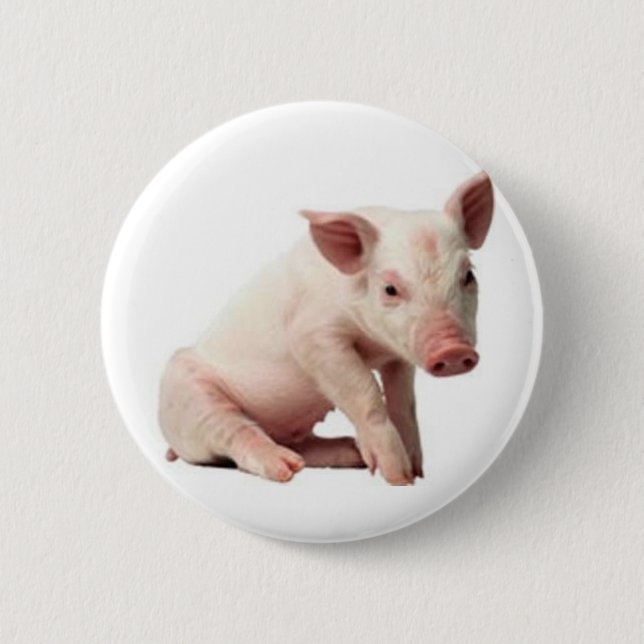 Schwein Button (Vorderseite)