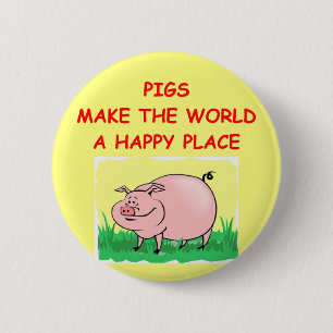 Schwein Button