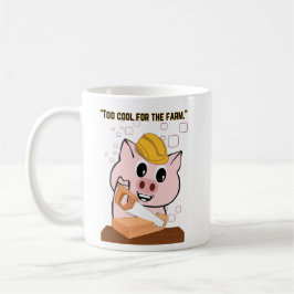 Schwein der Tischlerquote Kaffeetasse