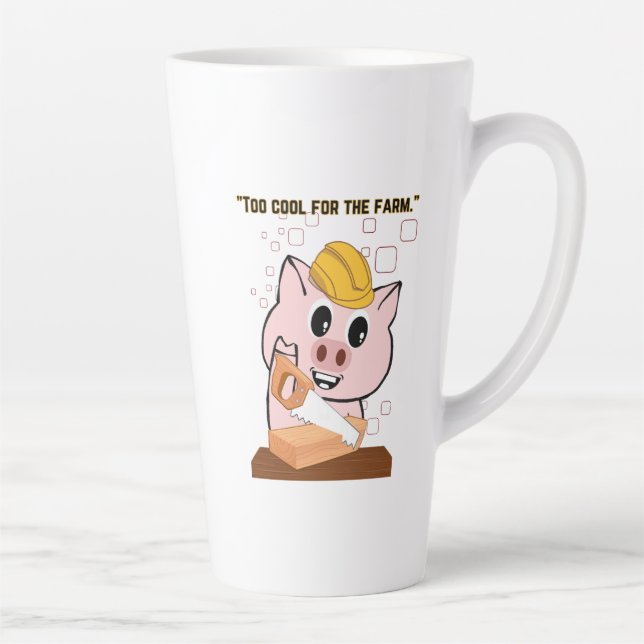 Schwein der Tischlerquote Milchtasse (Rechts)