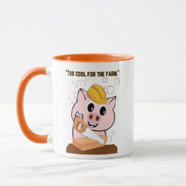 Schwein der Tischlerquote Tasse