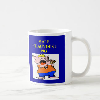 Schwein des männlichen Chauvinisten, Schwein des Tasse