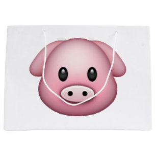Schwein - Emoji Große Geschenktüte