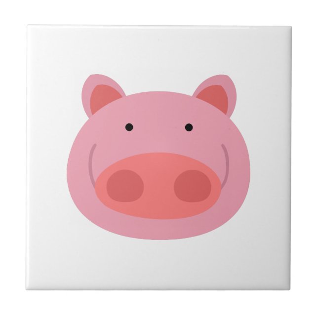Schwein Fliese (Vorderseite)