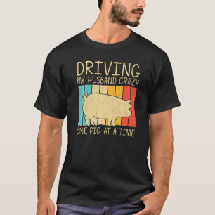 Schwein für Frauen Mutter Bacon Tier Schweinezücht T-Shirt
