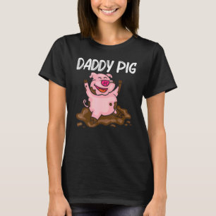 Schwein Für Männer Vater Schwein Landwirt Landwirt T-Shirt