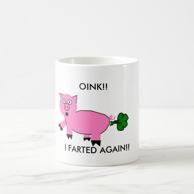 SCHWEIN-FURZ! KAFFEETASSE (Mittel)