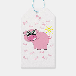 Schwein Geschenkanhänger