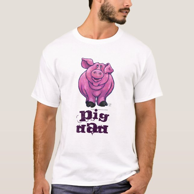 Schwein-Geschenke u. Zusätze T-Shirt (Vorderseite)