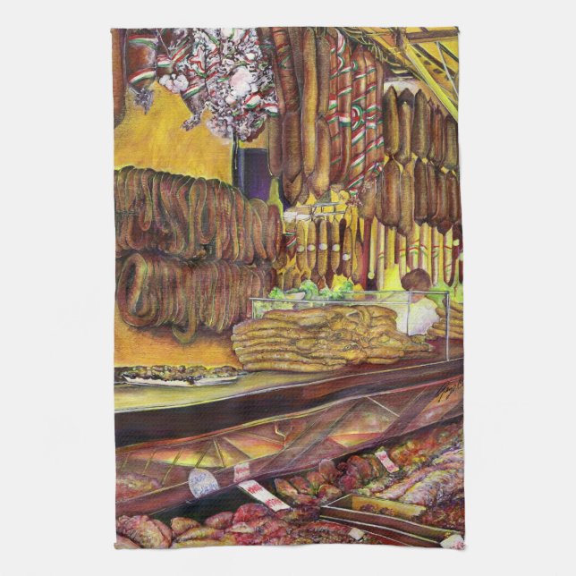 Schwein Geschirrtuch (Vertikal)