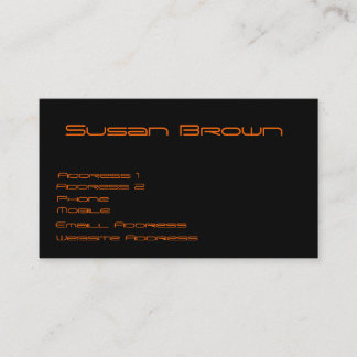 Schwein-Gesichts-Visitenkarten Visitenkarte