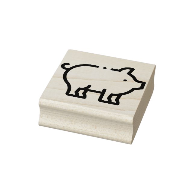 Schwein Gummistempel (Stempel)