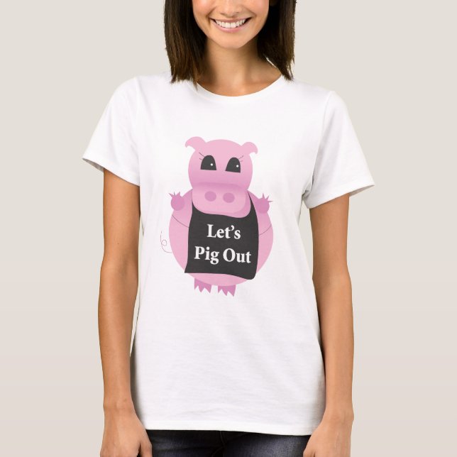 Schwein Heraust-Shirt T-Shirt (Vorderseite)
