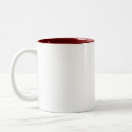 Schwein-Hintern Zweifarbige Tasse