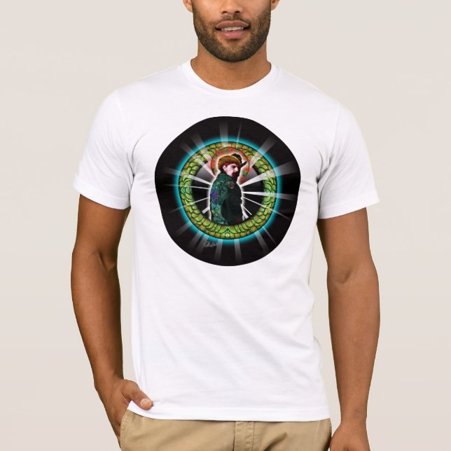Schwein in einem Stift T-Shirt (Vorderseite)