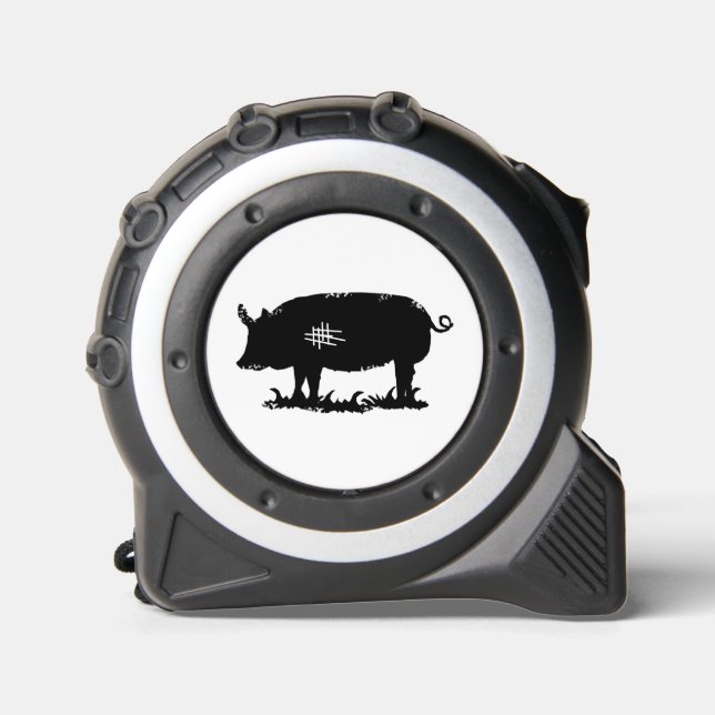 Schwein Maßband (Vorderseite)
