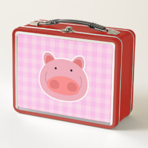Schwein Metall Brotdose
