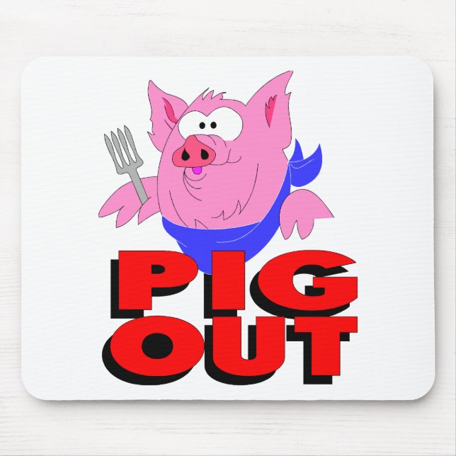 Schwein Mousepad (Vorne)