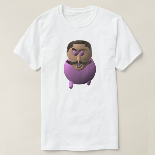 Schwein-Papa-Shirt T-Shirt (Design vorne)