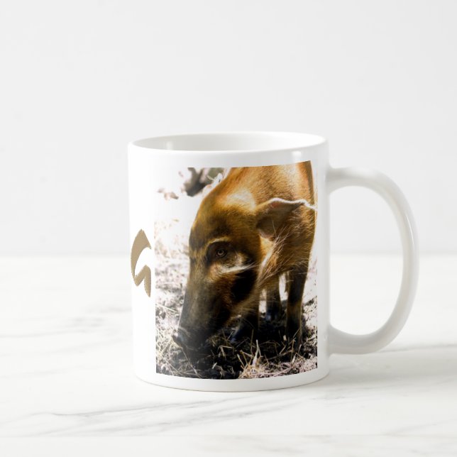 Schwein-Profil 1966 Tasse (Rechts)