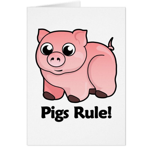 Schwein-Regel! (Vorne)