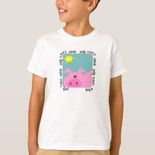 Schwein sagt Oink T-Shirts und Geschenke