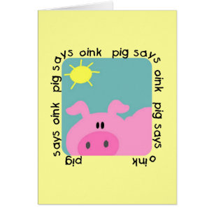 Schwein sagt Oink T - Shirts und Geschenke