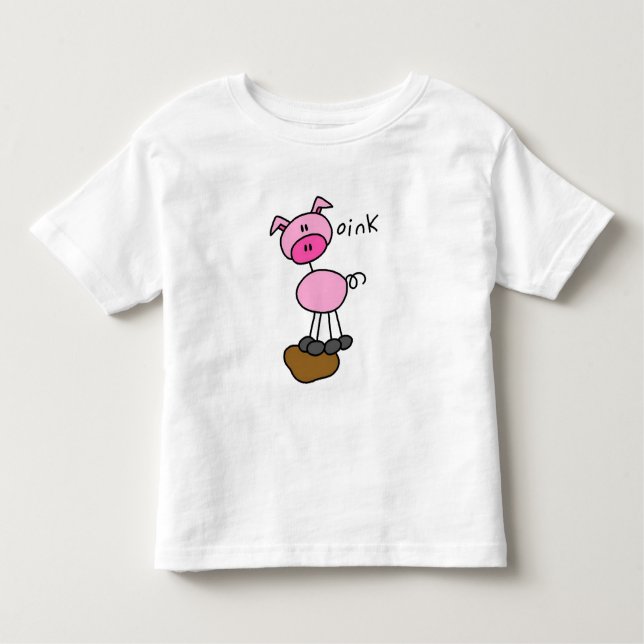 Schwein sagt Oink T - Shirts und Geschenke (Vorderseite)