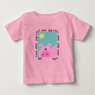 Schwein sagt Oink T-Shirts und Geschenke