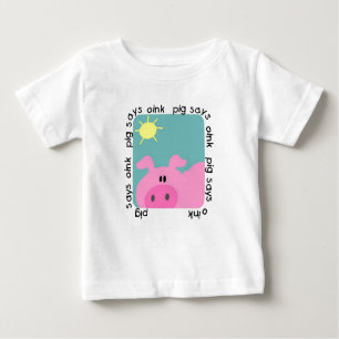 Schwein sagt Oink T-Shirts und Geschenke