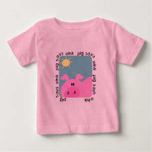Schwein sagt Oink T-Shirts und Geschenke
