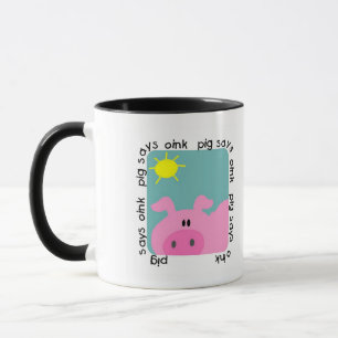 Schwein sagt Oink T - Shirts und Geschenke Tasse