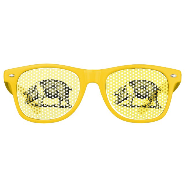 Schwein Sonnenbrille (Vorderseite)