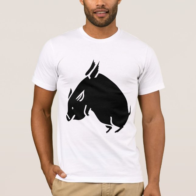 Schwein T-Shirt (Vorderseite)