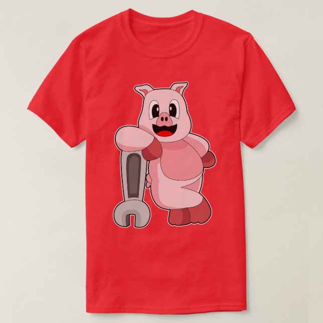 Schwein T-Shirt (Design vorne)
